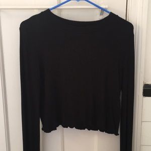 “”””SOLD””””Knit Top - Black long sleeve